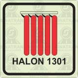 Extintor ﬁxo de bateria - halon 1301 